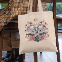 Celestial Moth Crystal Floral Moon