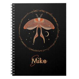 Celestial Moth Personalised  Notebook