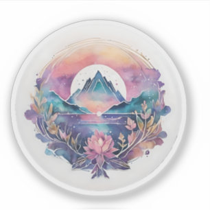 Celestial Mountain and Lotus Dreamscape