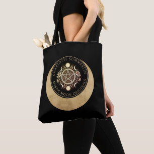 Celestial Mystic Moon Jewellery Designer  Tote Bag