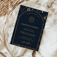 Celestial Mystical Elements Starsigns Wedding