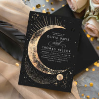 Celestial Mystical Moon Starry Night Boho Wedding
