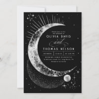 Celestial Mystical Moon Starry Night Boho Wedding