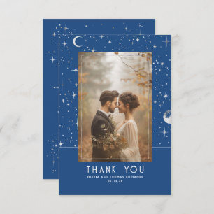 Celestial & Mystical Starry Night Thank You Photo