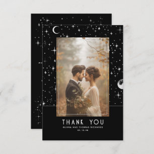 Celestial & Mystical Starry Night Thank You Photo
