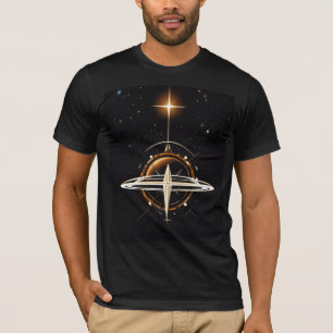 Celestial Nexus – Futuristic Stargate & Dyson Sphe T-Shirt