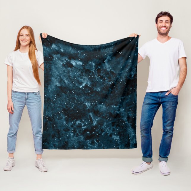 Celestial Nexus Galaxy Colour Palette | Tidal Fleece Blanket (In Situ)