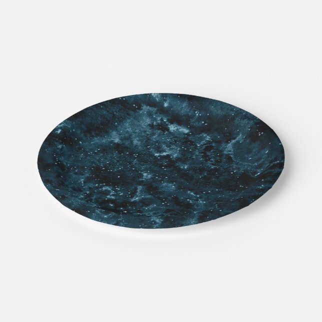 Celestial Nexus Galaxy Colour Palette | Tidal Paper Plate (Angled)
