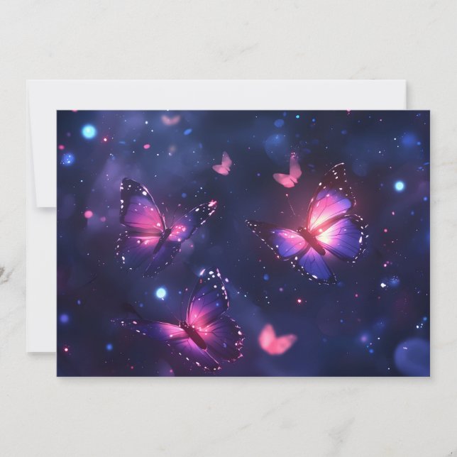 Celestial Night Butterfly Garden Announcement (Front)