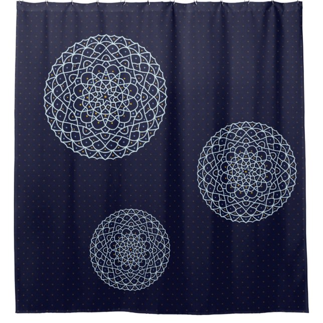 Celestial Night Shower Curtain (Front)