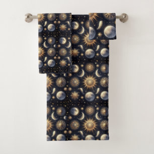 Celestial Night Sky Towel Set