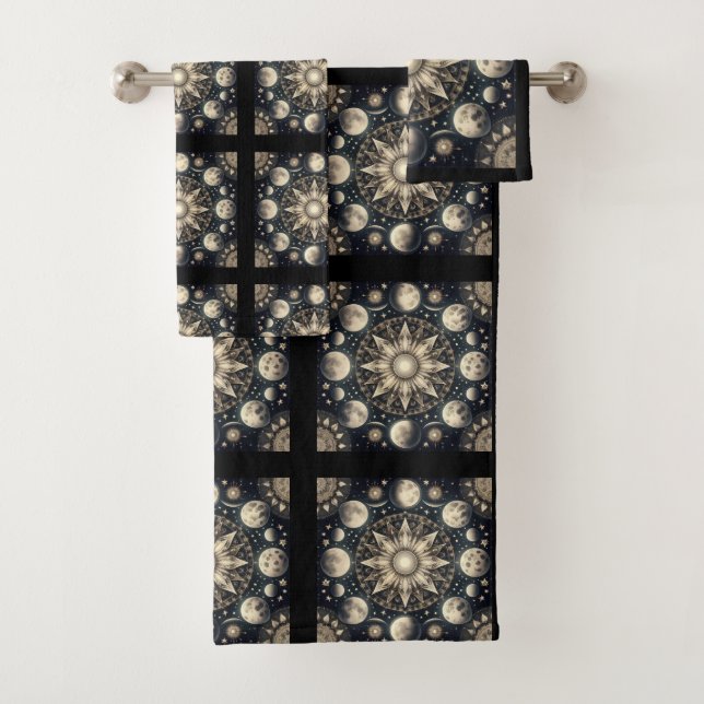 Celestial Night Sky Towel Set (Insitu)