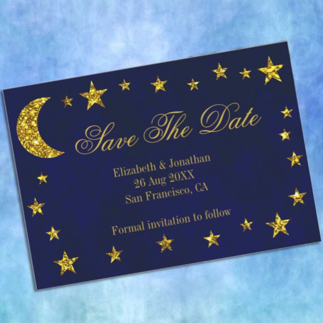 Celestial Night Sky Wedding Save The Date (Creator Uploaded)