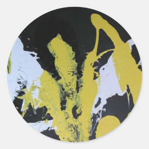 Celestial O Classic Round Sticker