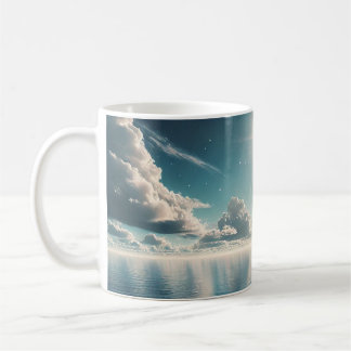 Celestial Ocean Waves Gift Mug – Sky, Sea Gift