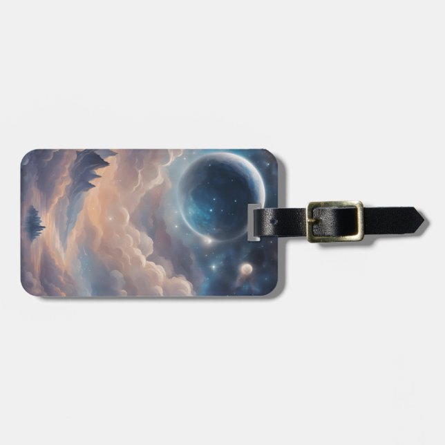 Celestial Odyssey Luggage Tag (Front Horizontal)