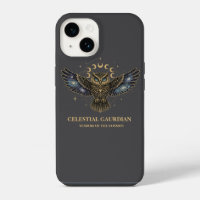 Celestial Owl Cosmic Guardian