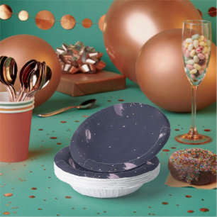 Celestial Paper Plate – Stars & Moon Party Design