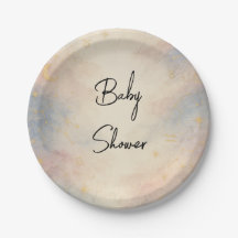 Celestial Paper Plates Gold Stars Constellations