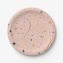 Celestial Party Plates – Starry Paper Plates for C