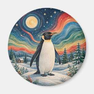 Celestial Penguin's Winter Solstice Magnet