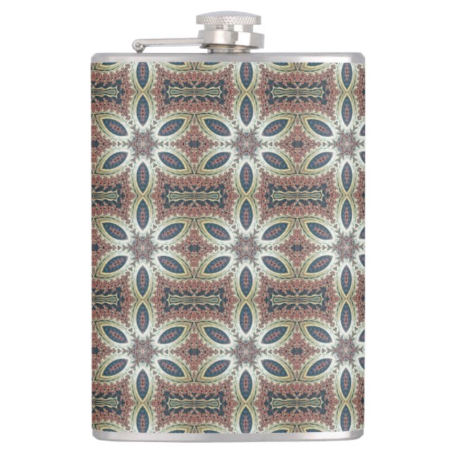 Celestial Petals of Infinity  Hip Flask (Front)