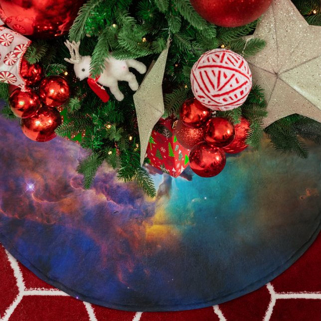 Celestial Photo Lagoon Nebula Brushed Polyester Tree Skirt (Celestial Photo Lagoon Nebula Brushed Polyester Tree Skirt)