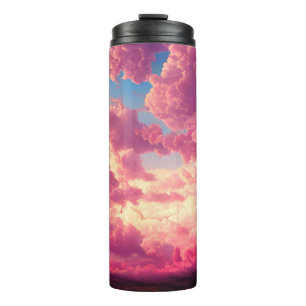 Celestial Pink Sky Thermal Tumbler