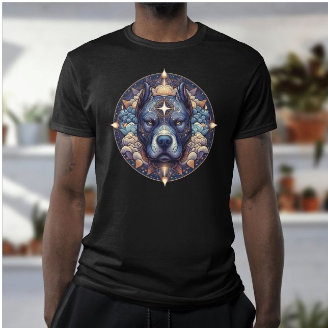 Celestial Pitbull Guardian  T-Shirt (Creator Uploaded)
