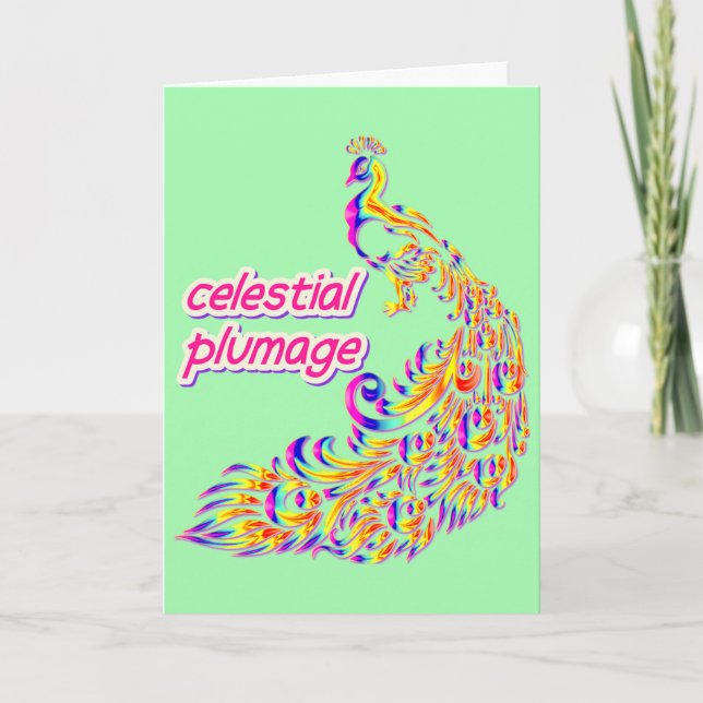 celestial plumage card (Front)