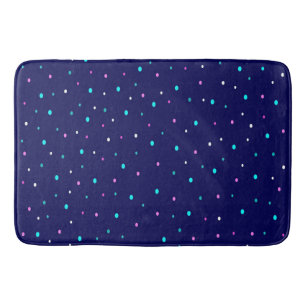 Celestial Polka Dots Bath Mat