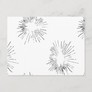 Celestial Postcards Chic Modern Starburst Mail