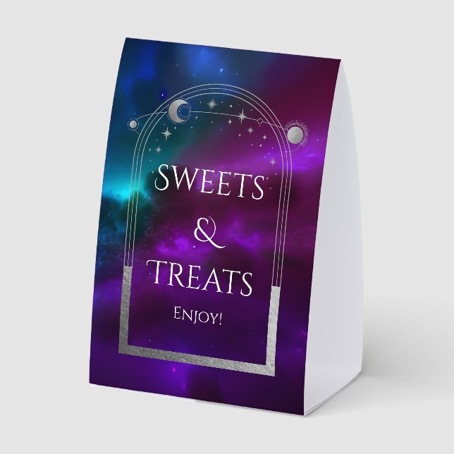 Celestial Purple Sweets & Treats Wedding (Back)