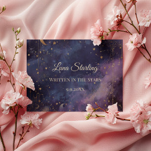 Celestial Quinceañera, custom Holiday Card