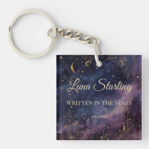 Celestial Quinceañera, custom Key Ring