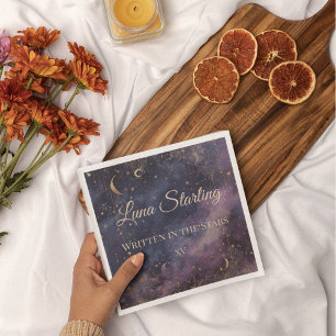 Celestial Quinceañera, custom Napkin