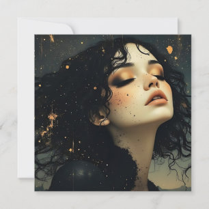 Celestial Reverie / Stardust & Shadows Ai Art Card