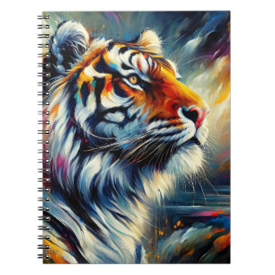Celestial Roar – Cosmic Tiger Vision Notebook