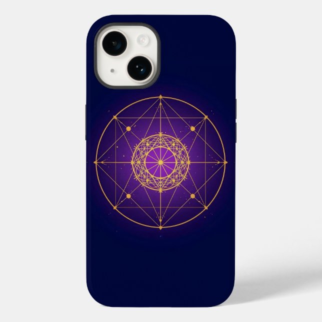 Celestial Sacred Mandala – Mystic Geometry Case-Mate iPhone Case (Back)