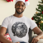 Celestial Santa Christmas  T-Shirt<br><div class="desc">This design was created though digital art. You may change the style of this shirt by choosing More > under the style option. It may be personalised in the area provide or customising by choosing the click to customise further option and changing the name, initials or words. You may also...</div>