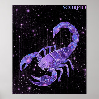 Celestial Scorpio – Astrology Art Poster