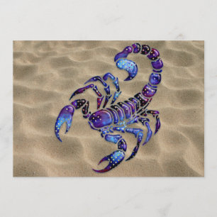 Celestial Scorpion Invitation