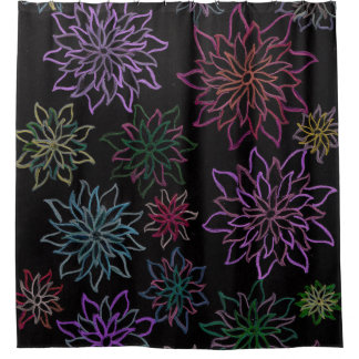 Celestial shower curtain