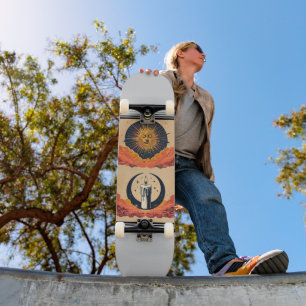 Celestial Siblings Skateboard