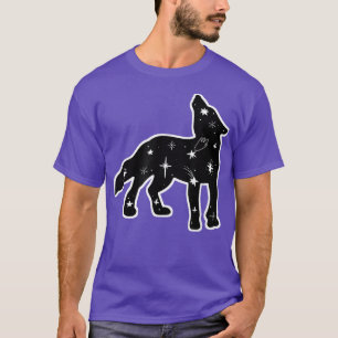 Celestial Silver Cute Fo Animal Design T-Shirt