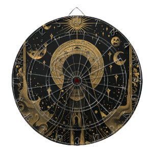 Celestial Skull Night Sky Dartboard
