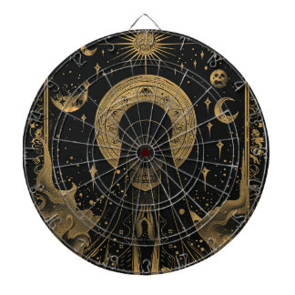 Celestial Skull Night Sky Dartboard