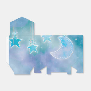 Celestial Sky Galaxy Baby Shower Favour Boxes