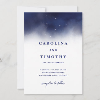 Celestial Southern Cross Crux Wedding Invitation
