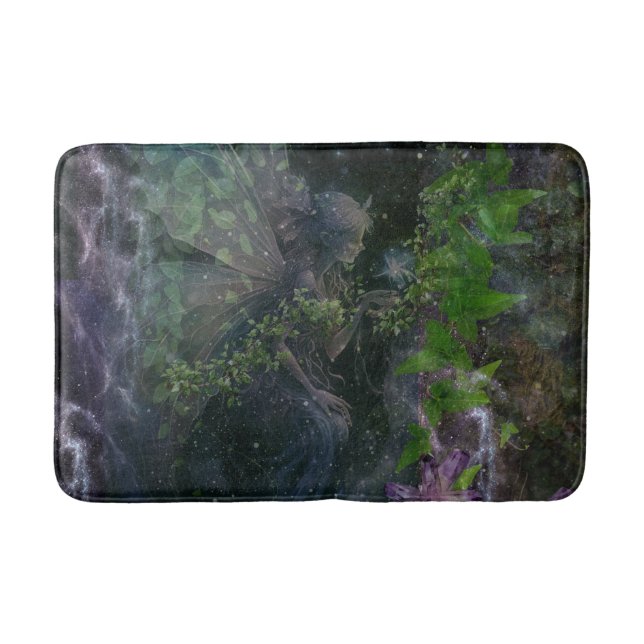 "Celestial Space Fairy"  Bath Mat (Front)